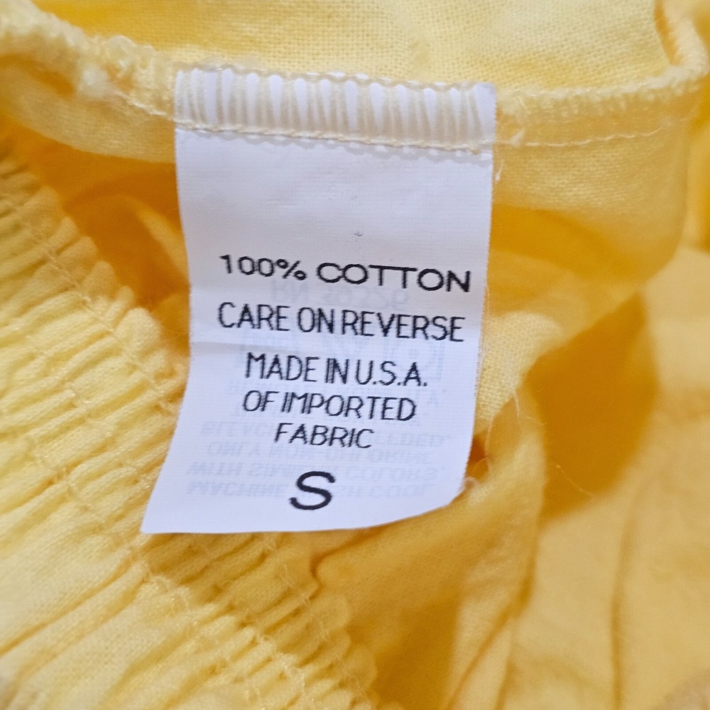 Vintage Women's SK Sport Yellow 2 Piece Set Top Pants Hot Air Balloons Size S - Picture 13 of 16